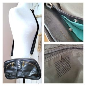 MATT & NAT | EDGY VEGAN LEATHER CONVERTIBLE BAG BLACK